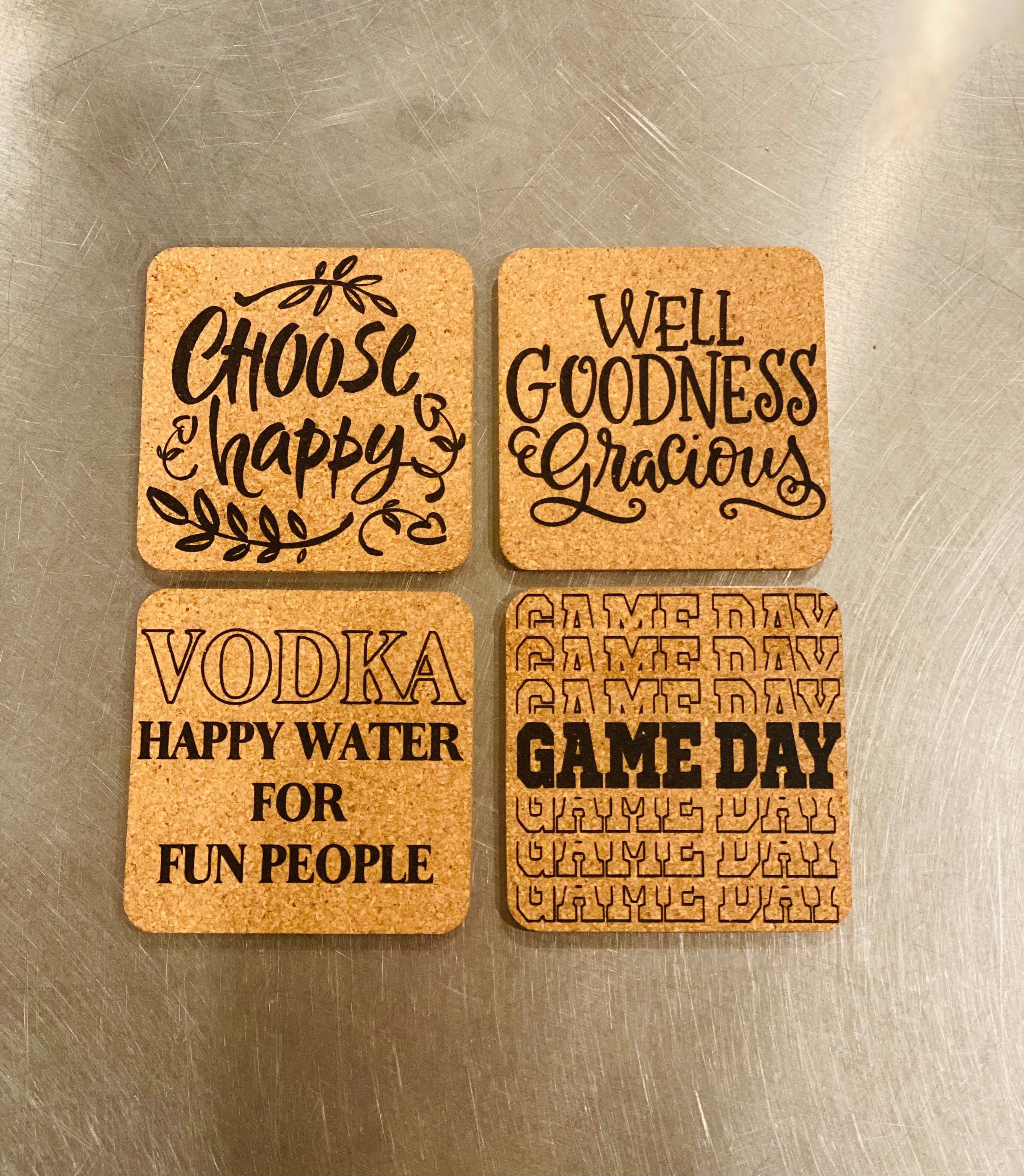 Custom Coasters Personalized Cork Coaster Custom Made Cork Etsy Hong Kong