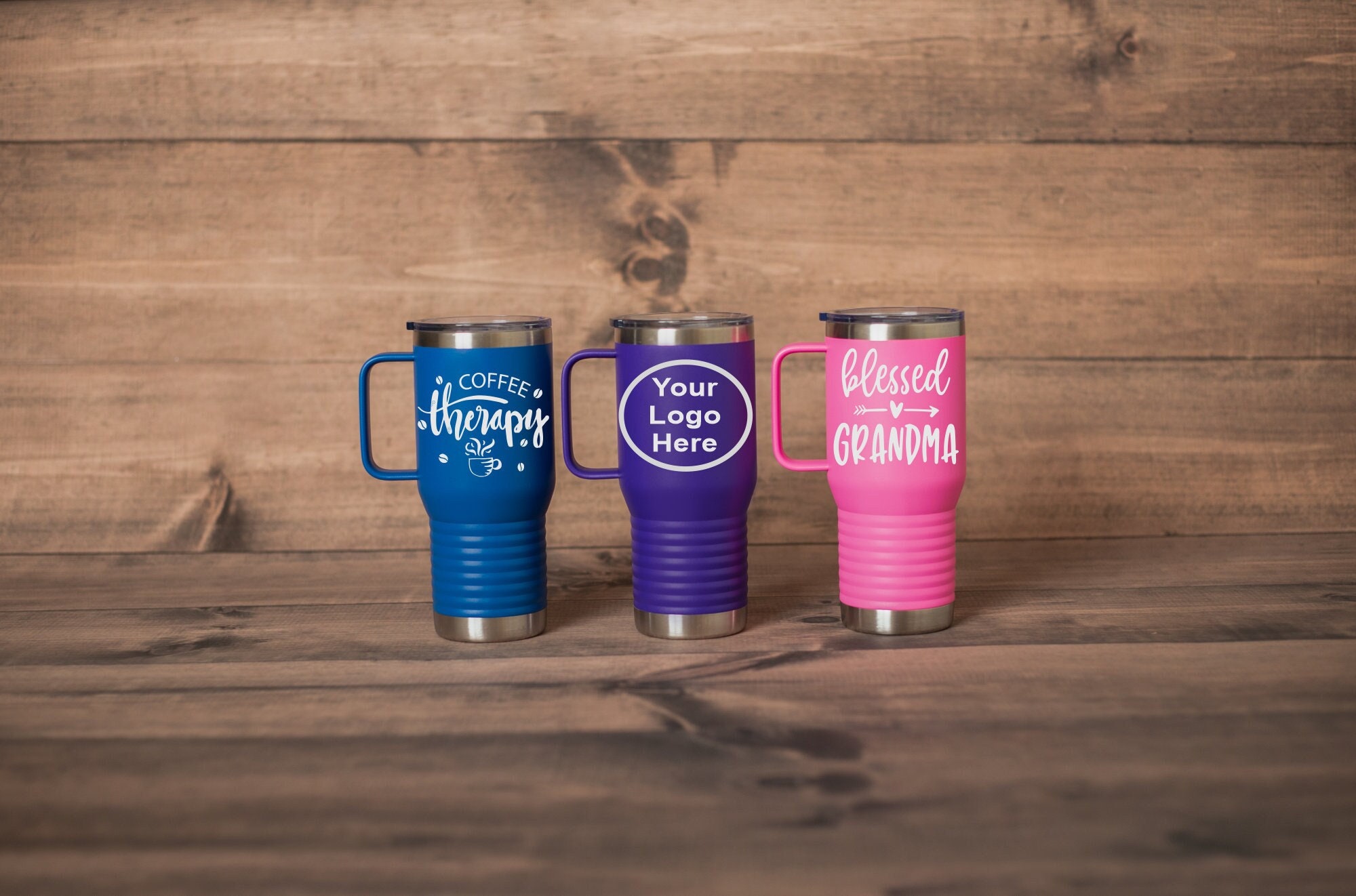 Personalized Mug 20 Oz Coffee Mug Custom Travel Mug Stainless Etsy