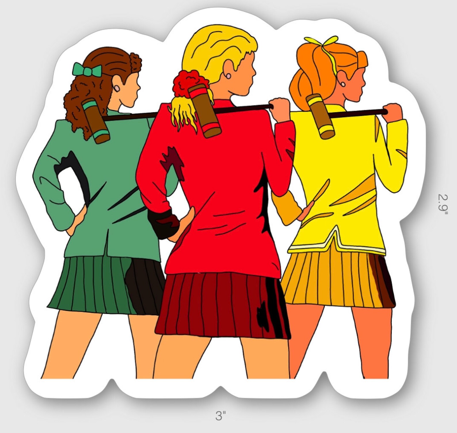 The Heathers Sticker / Pegatina resistente a la intemperie / Etsy