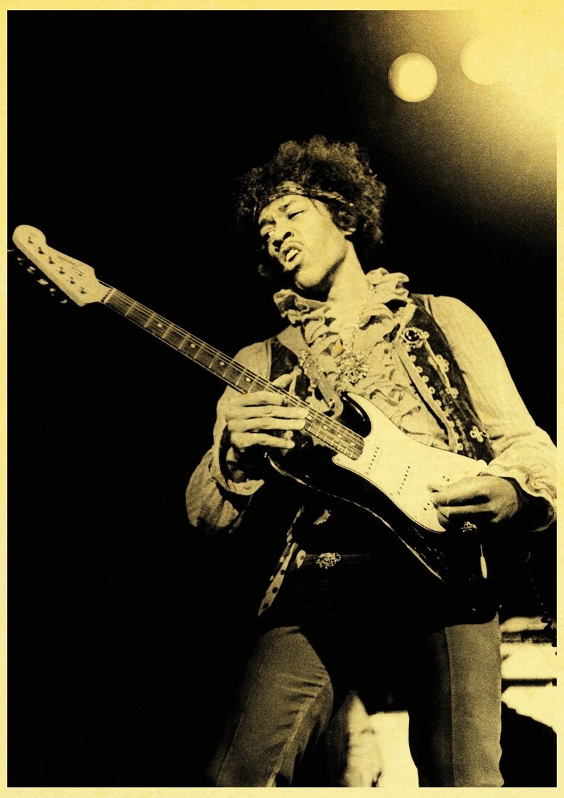 Hendrix Beautiful poster new gift silk poster custom size poster