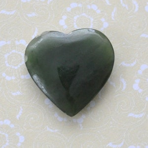 Heart Gemstone Quarter-Drilled Drop Focal