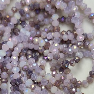 Crystal Rondels - 3x3.5mm 15 Inch Strand