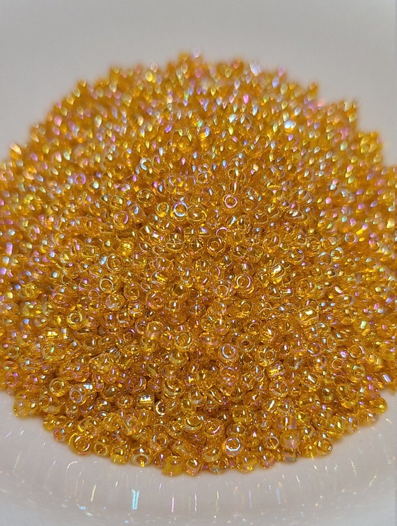 Bulk 2mm Opaque Orange Seed Beads 🎨 – RainbowShop for Craft