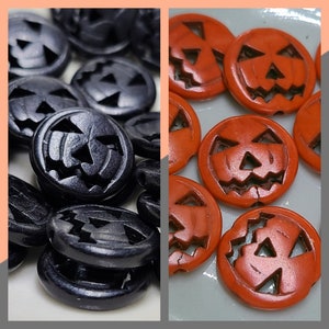 15mm Pumpkin Beads - 10 pieces - Synthetic Turquoise