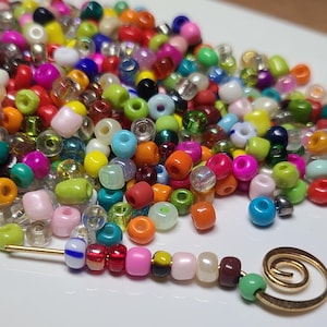 6/0 Mixed Seed Beads, 4mm Rocailles, 100 grams - Item Number M6000