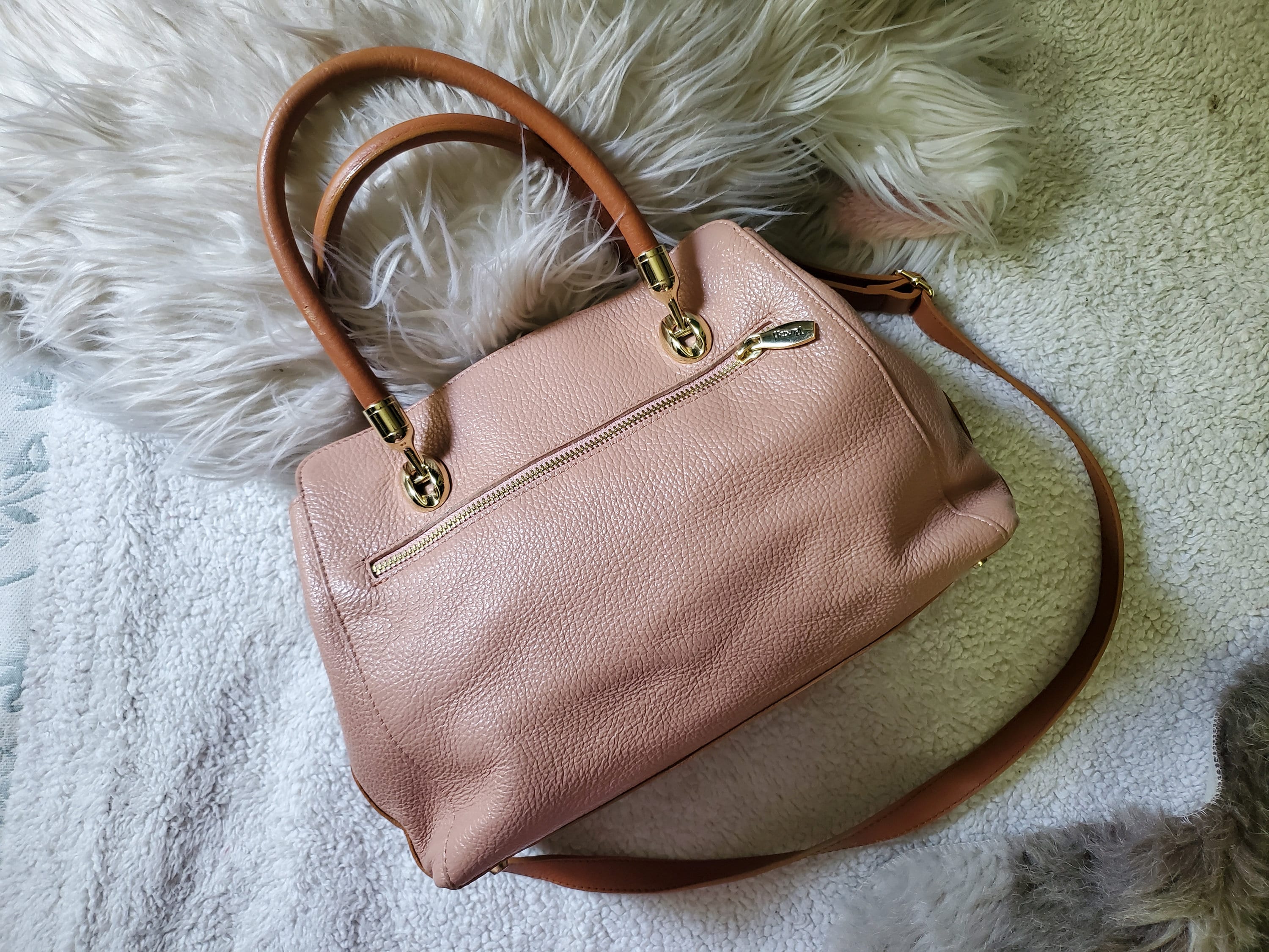 Valentino Orlandi Purse Tote Wavy Pleated Burgundy Leather Bag w/Chain Italian Designer Handbag