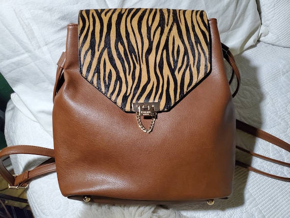 Dune tan leather backpack - Gem