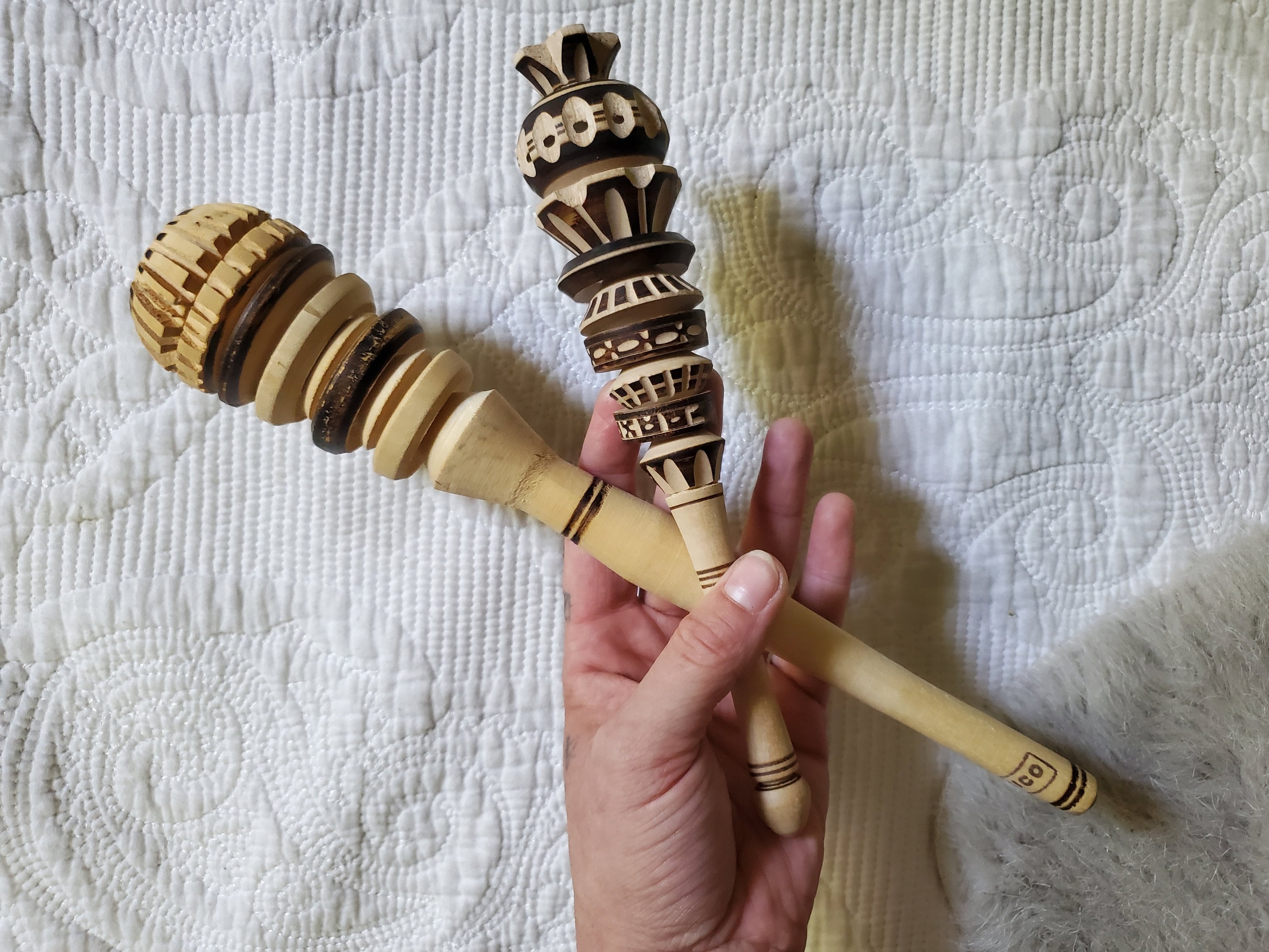 Traditional Molinillo Whisk by Verve CULTURE, Wooden Stirrer and Frother  for Mexican Hot Chocolate, Authentic Mexican Cookware, Handmade Wooden