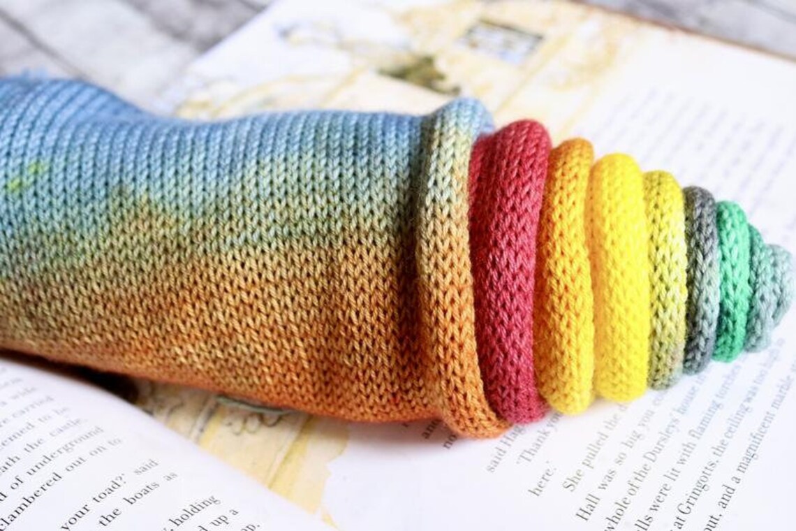 Hogwarts Houses Gradient Hand Dyed Yarn Etsy UK