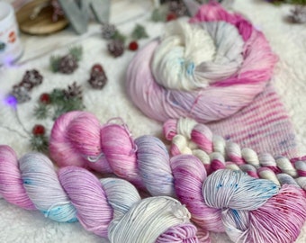 Sunset on the Snow - Indie Dyed Yarn