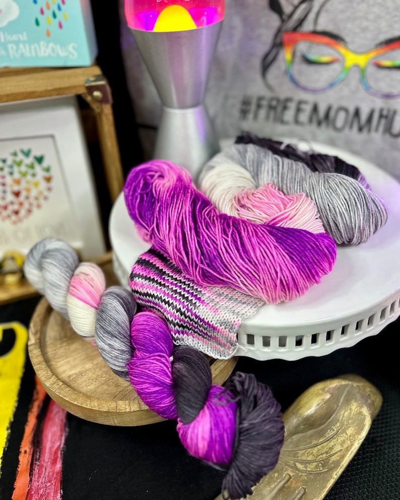 Pride Flags Yarn Asexual Pride Etsy