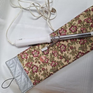 Travel Curling Iron Holder, Flat Iron Heat Resistant Holder, Curling Iron Storage Bag, Heat Resistant Curling Iron Bag, Travel Case