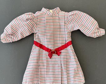 1986 WEST GERMANY TAG! Pleasant Company American Girl Doll Samantha Parkington's Erstauflage Kleid, Ersatz