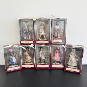 RARE FIND! Hallmark & American Girl doll Handcrafted Figurine  - retired Historical Molly Samantha Kirsten Addy Felicity Josefina Kaya Kit