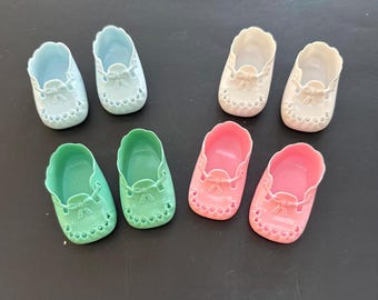 Pleasant Company American Girl Doll Bitty Baby 1990’s first edition shoes blue pink white green replacement