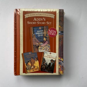 Rare Find! New & Sealed Pleasant Company American Girl Doll Addy Walker Short Story 3 book Set little brother wedding quilt high hopes