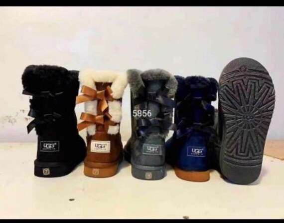 ugg written all over the boot