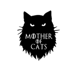 猫の母 - ビニールデカール