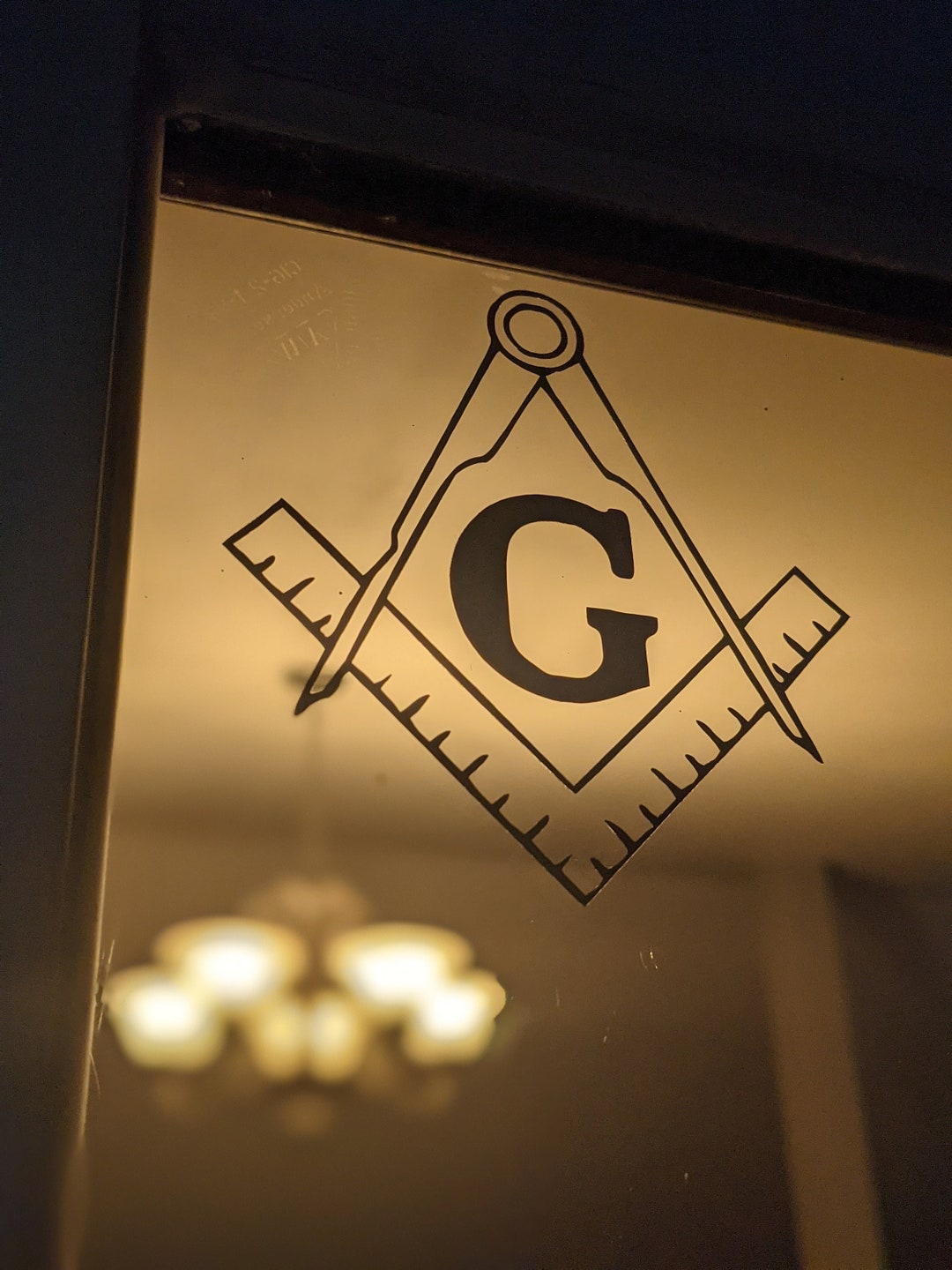 Freemasonry Fraternity Mason Masonic Square and Compass Emblem Etsy