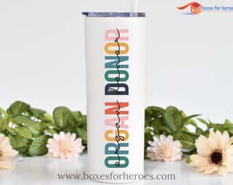 Organ donor tumbler | Thank you gift | appreciation gift | women | nurse | friend | him | her | practitioner | employee | personalize