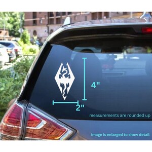 Dragon Born Vinyl Decal: Video Game Car Laptop Sticke