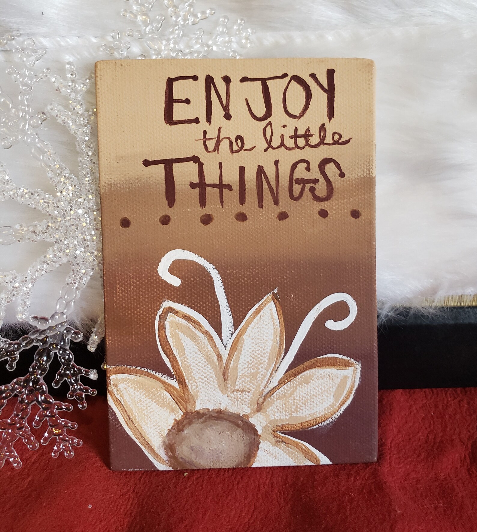 4x6 flat canvas painting. Ready to frame. Etsy