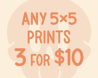 5x5 Mix and Match Print Deal