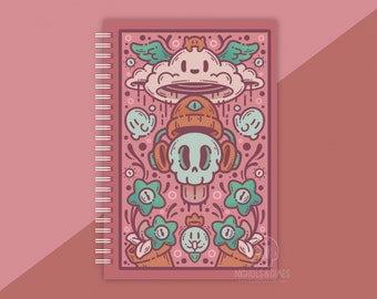 Skull Boy Reusable Sticker Book