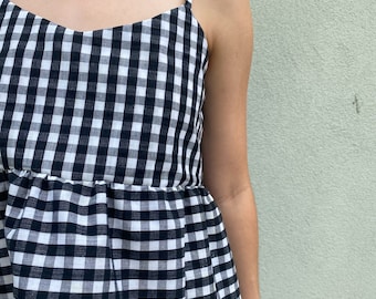 Peplum Tie Top