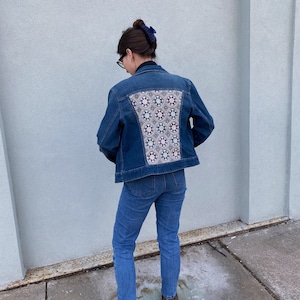 Denim Patchwork Jacket