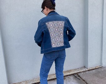 Denim Patchwork Jacket