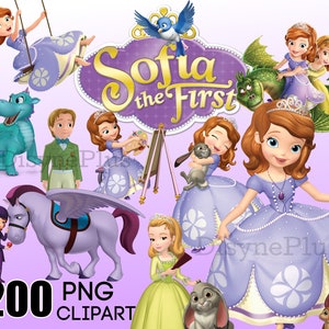 Sophia die erste PNG, Sophia Clipart Bundle, Instant Download, Sophia Geburtstag png