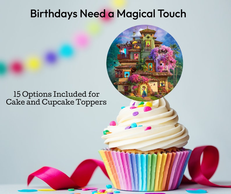 Encanto PNG, Encanto SVG, Encanto Clipart, Vibrant Images for Encanto Cake toppers, birthday shirts, and more! image 7