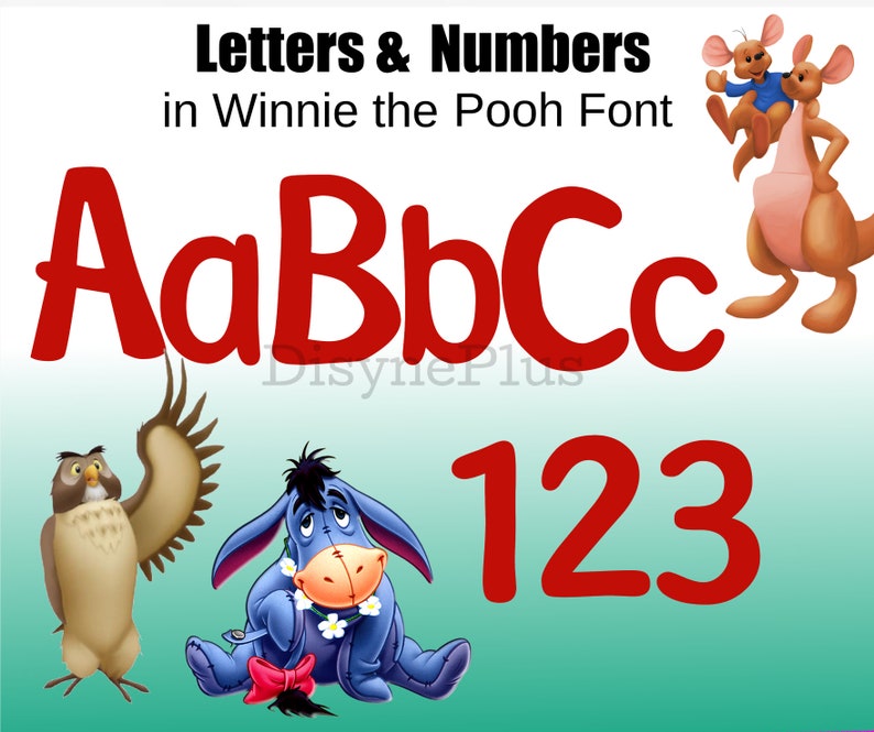 Winnie the Pooh SVG PNG Clipart Bundle, Winnie the Pooh png, Winnie the Pooh svg, Winnie the Pooh födelsedagsinbjudningar, Ior Nasse Tiger bild 5