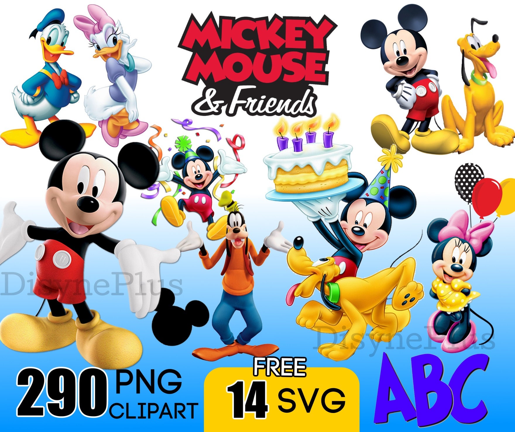 Mickey Clubhouse Png - Etsy