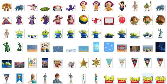 Names of on sale toy story characters