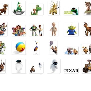 Movie Bundle PNG Clipart, Incredibles Up PNG, Toy Story Clipart, Coco Cars Alice in Wonderland inside out Clipart, Nemo png image 10
