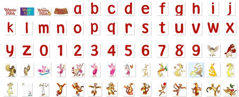 Winnie the Pooh SVG PNG Clipart Bundle, Winnie the Pooh png, Winnie the Pooh svg, Winnie the Pooh födelsedagsinbjudningar, Ior Nasse Tiger bild 8