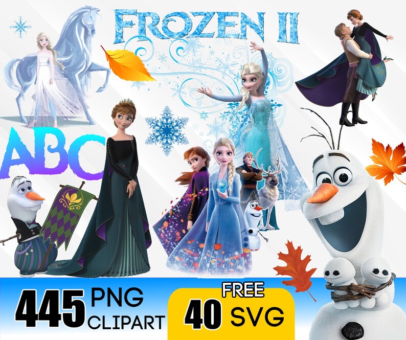 Download Art Collectibles Clip Art Frozen Clipart Free Svgs Frozen 2 Clipart Frozen Svg Digital Download Elsa Olaf Anna Frozen I And Ii Images Transparent Background Birthday