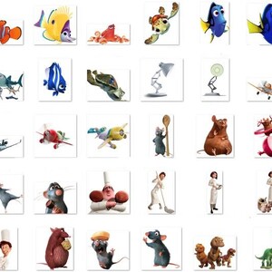 Movie Bundle PNG Clipart, Incredibles Up PNG, Toy Story Clipart, Coco Cars Alice in Wonderland inside out Clipart, Nemo png image 9