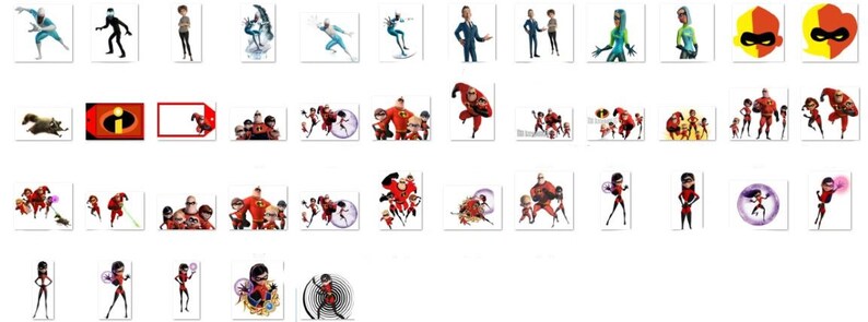 PNG Incredibles images birthday printables shirts invitations transparent background jack jack Incredibles 2 Clipart Digital Download