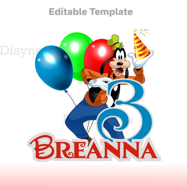 Goofy Birthday - Etsy