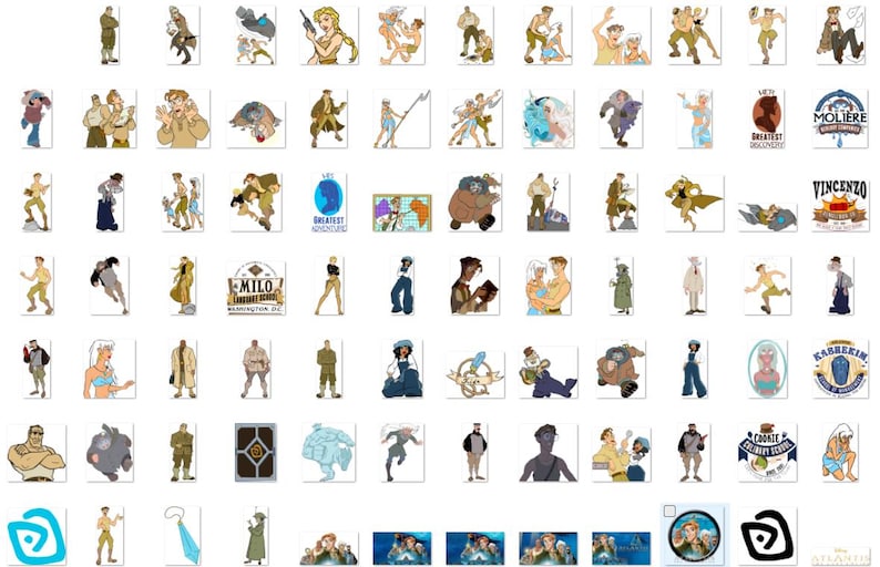 Atlantis PNG Clipart, Atlantis SVG, Classic Movie Clipart for Shirt ...