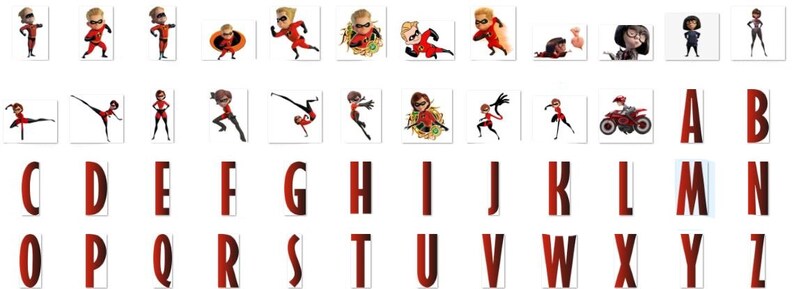 PNG Incredibles images birthday printables shirts invitations transparent background jack jack Incredibles 2 Clipart Digital Download