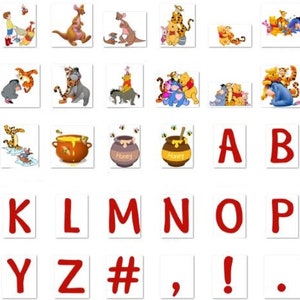 Winnie the Pooh SVG PNG Clipart Bundle, Winnie the Pooh png, Winnie the Pooh svg, Winnie the Pooh födelsedagsinbjudningar, Ior Nasse Tiger bild 10