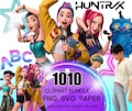 Kpop Clipart, Huntrix PNG SVG Bundle with Kpop Alphabet, Demon Hunters Clipart Digital Files with Rumi, Mira, Zoey, and Saja Boys