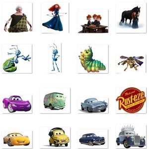 Movie Bundle PNG Clipart, Incredibles Up PNG, Toy Story Clipart, Coco Cars Alice in Wonderland inside out Clipart, Nemo png image 6