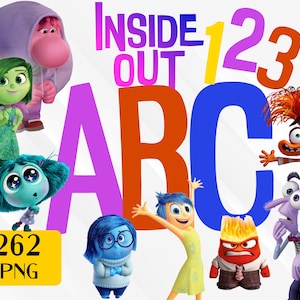 Inside Out 2 Alfabeto, Inside Out Alfabeto e Numeri, Inside Out Lettere, Inside Out 2 Clipart, Inside Out PNG, Inside Out Alfabeto