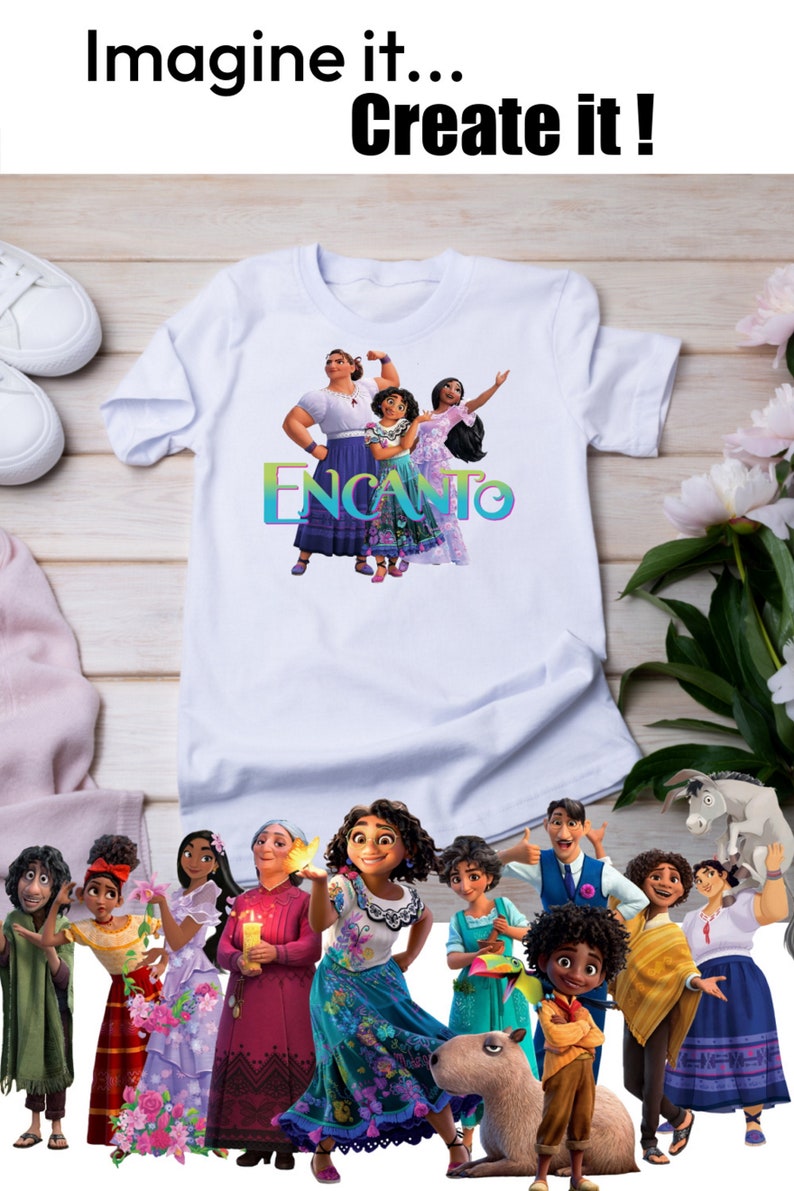 Encanto PNG, Encanto SVG, Encanto Clipart, Vibrant Images for Encanto Cake toppers, birthday shirts, and more! image 5