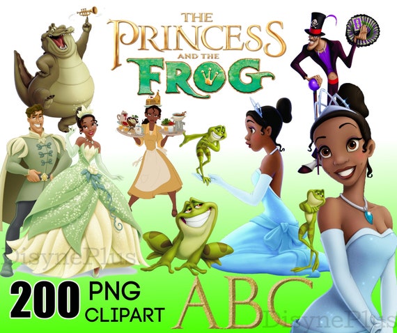The Princess and the Frog Clip Art